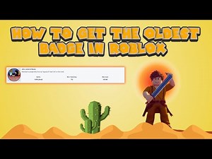 How to get the oldest Roblox badge in 2025