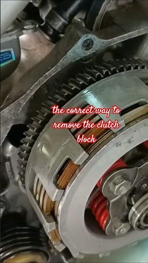 the correct way to remove the clutch block @apm motor chanel