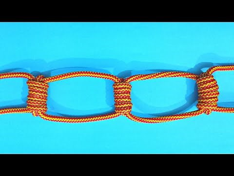How to make simple rope ladder | rope ladder with rope | knot skill | Try knot and craft