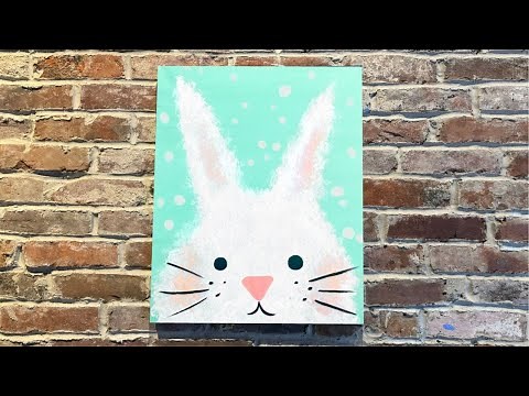 Easy Easter Bunny Painting Tutorial
