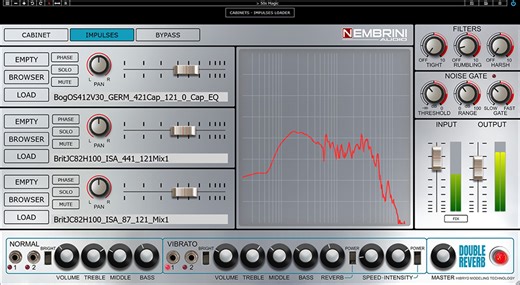 NA Double Reverb Guitar Amplifier by Nembrini Audio - Amp Modeling Plugin VST VST3 Audio Unit AAX