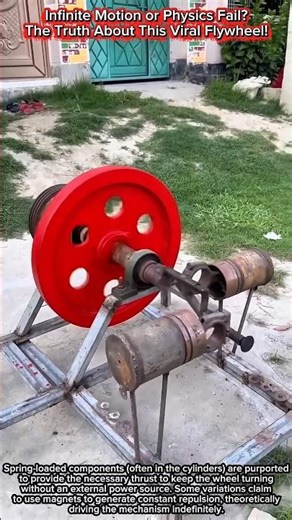 Infinite Motion or Physics Fail? The Truth About This Viral Flywheel!