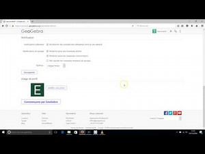 televerser un fichier geogebra