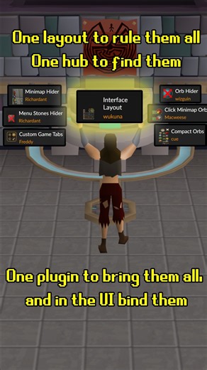 The all-in-one interface plugin is here! #shorts #osrs #oldschoolrunescape #runelite #plugins