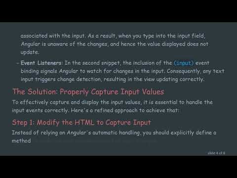 Understanding Angular's Input References and Change Detection: Why Simple Value Binding Fails