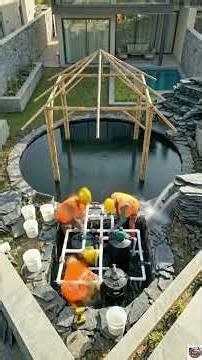 How to Build a Fish Tank Pond with a Stunning Gazebo