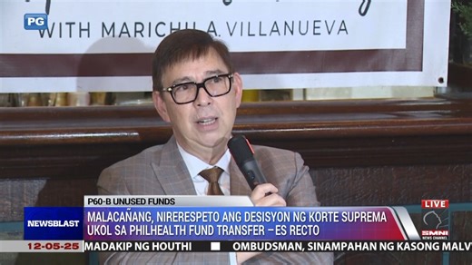 Nirerespesto ng Malacañang ang desisyon ng Korte Suprema tungkol sa PhilHealth Fund Transfer. | via Cresilyn Catarong | Newsblast
