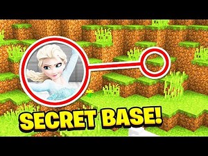 Minecraft : We Found ELSA'S SECRET BASE!(Ps3/Xbox360/PS4/XboxOne/PE/MCPE)
