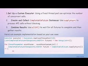 Optimizing Java API Calls with CompletableFuture and ExecutorService