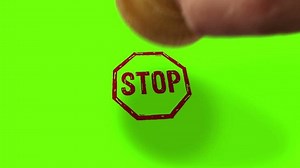 Stop Stamp Hand Stamping Impact Isolated Stock Footage Video (100% Royalty-free) 1107390449 | Shutterstock