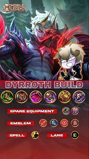 Best Dyrroth Build 2025! Full Emblem, Items, Spell & Gameplay Guide | MLBB OP Build
