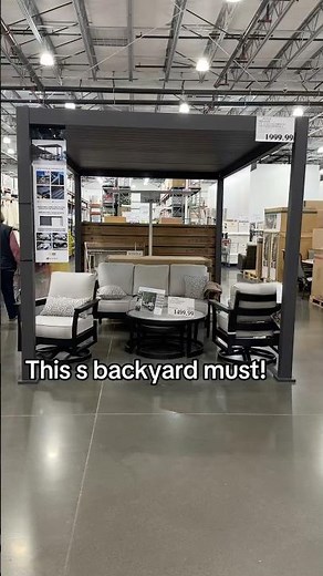Costco has this must have for your backyard! #costcodeals #pergola