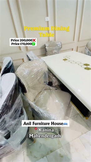 Luxury Marble Top Dining Table – Upgrade Your Dining Space ✨