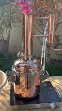 Making Rose Hydrosol with My 8L Copper Still! So Easy!