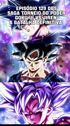 Goku UI vs jiren a batalha definitiva #jiren #goku #vegeta #dbs