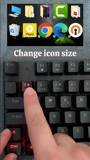 Change Desktop Icon Size in Windows – Easy Trick 💻