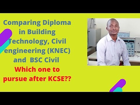 Diploma in building technology vs Diploma in civil engineering // OPTIONS AFTER KCSE