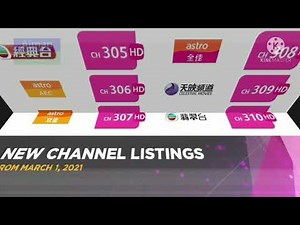 Astro New Channel listing. Astro channel surfing. #astro