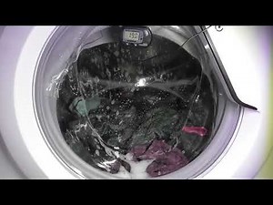 Candy Smart CBW 49D1E-80 Washer, Synthetics 60 cycle on Level 3 and Extra Rinse (Sudlock test)