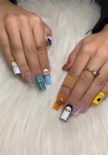 Explore Adventure Time with Acrylic Art