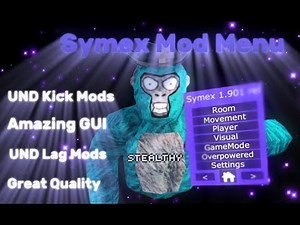 Reviewing Symex Mod Menu UND KICK MODS, LAG MODS #gorillatag #hottogetgorillatagmods#trend#trending