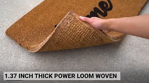 Watch Ninamar Woven Door Mat Natural Coir on Amazon Live
