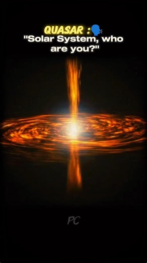 Quasar vs Solar System 🌌 | #shorts #quasars #spacefacts #sciencefacts #science