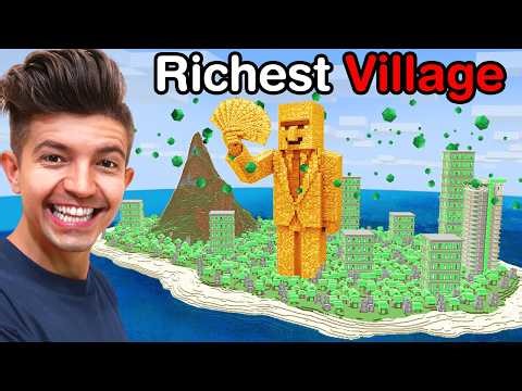 I Found the RICHEST Villager City In Minecraft!