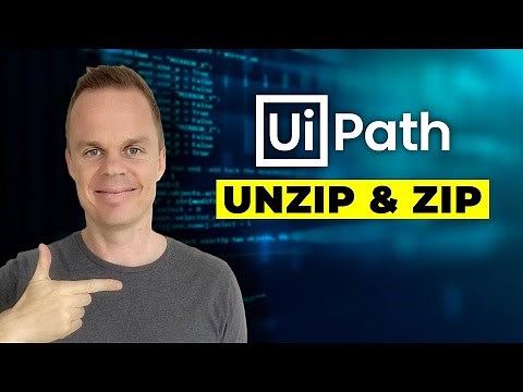 UiPath | How to Unzip and Zip | Tutorial