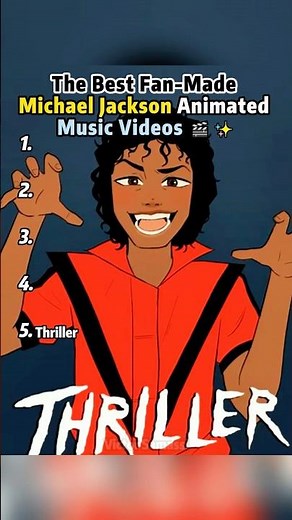 The Best Fan-Made Michael Jackson Animated Music Videos 🎬✨#MichaelJackson #animation #singer #pop