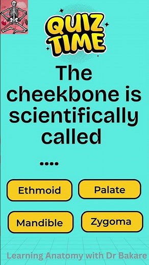 What is the scientific name of cheekbone? #anatomy101 #humananatomy #anatomy #biologyscience