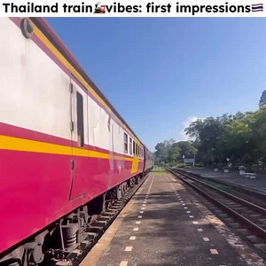 Thailand ki train dekho🇹🇭 #indianinthailand #travel #avaman #fbreels | Nomadiker Aman