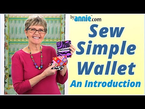 Sew Simple Wallet - An Introduction