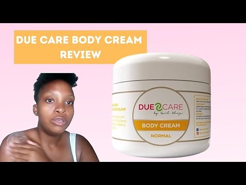 Due care Body cream Personal Review