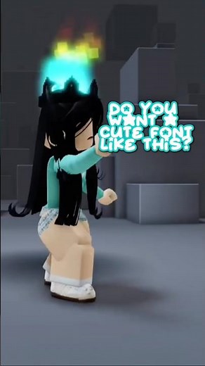 🌟 *TUTORIAL* How to get Cute Fonts from Dafont (requested) 💐 #roblox #shorts #viral #shortsvideo