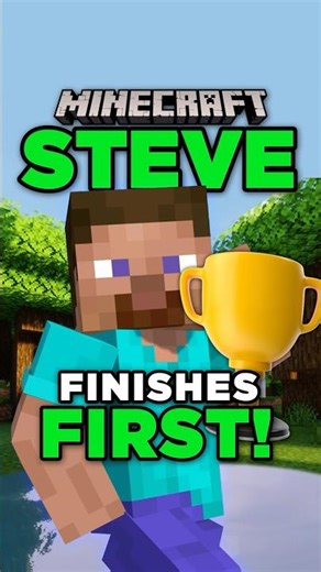 Minecraft Steve is an Olympian!