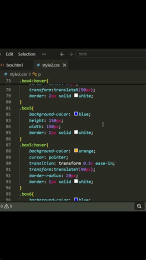 Build a Box using Transform: Rotate and translate Property #coding #html #css3