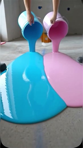 Blue Ocean Floor vs Pink Rose Floor 🌊🌹😍 #shortvideo