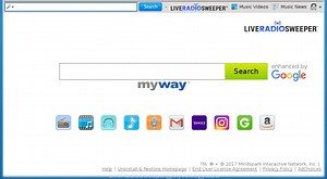 How to remove LiveRadioSweeper by MyWay [Chrome, Firefox, IE, Edge]