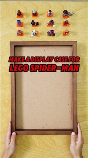 Make A Display Case for LEGO Spider-man minifigures!#legocollection #legodisplay #legominifigures