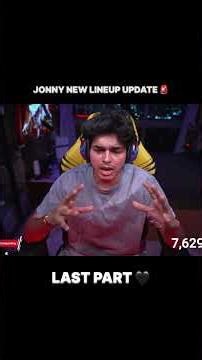 JONATHAN GAMING NEW LINEUP UPDATE 🚨! LAST PART 🖤! #jonathangaming #johnathanislive #bgmi #shorts