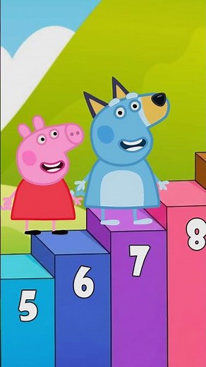 Jump and Count 1–10 for Kids #shorts #kids #kidssong #learning #kindergarten