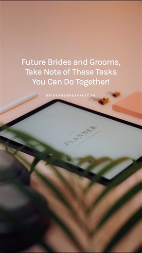 2.2K views · 4 comments | Brides, don’t take on all the overwhelming details by yourself! 珞 Take note of these wedding tasks that you can do together as a couple. | Bride and Breakfast | Facebook