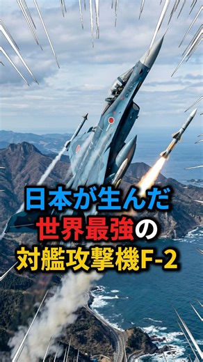 [JSDF] The F-2 Fighter: The Only One in the World Capable of Carrying 4 Anti-Ship Missiles – This...