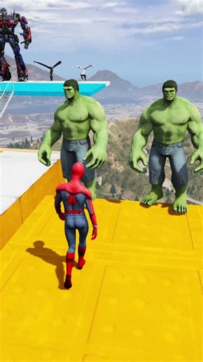 GTA 5 Epic Water Ragdolls Spiderman Jump/Fails Ep 2090 #shorts