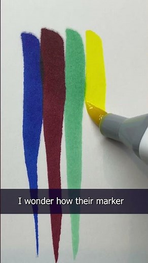 Trying Out Marker Paper for the First Time