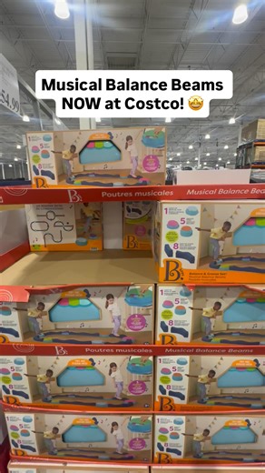 Musical Balance Beams NOW at Costco! 🤩 These are super fun for endless movin & groovin 🕺 just $54.99 #musicalbalancebeam #sensoryfun #costcofindsca #costcocanada #btoys @btoyscanada | costcofindsca