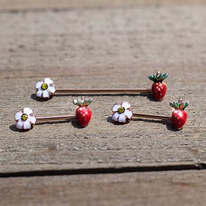 🍓You're the sweetest strawberry in the patch 🍓 Check out our strawberry collection here ☀️ https://www.bodycandy.com/search?view=spring&q=strawberry | Body Candy Body Jewelry