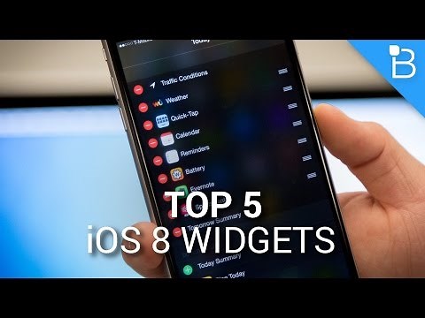 Top 5 iOS 8 Widgets