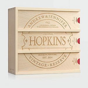 Family Vintage Anniversary Wine Box